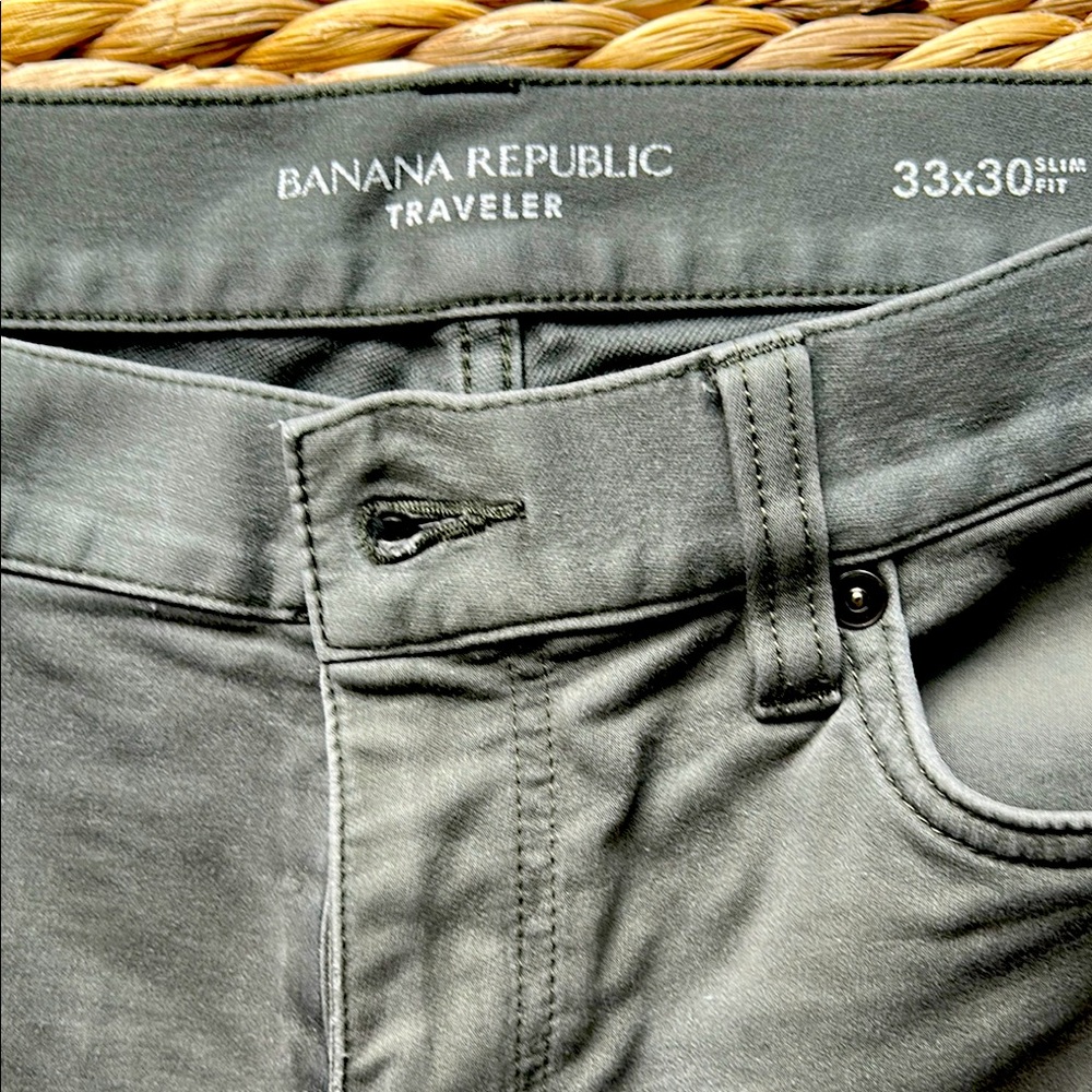 Banana Republic Gray Slim Jeans Classic Style
